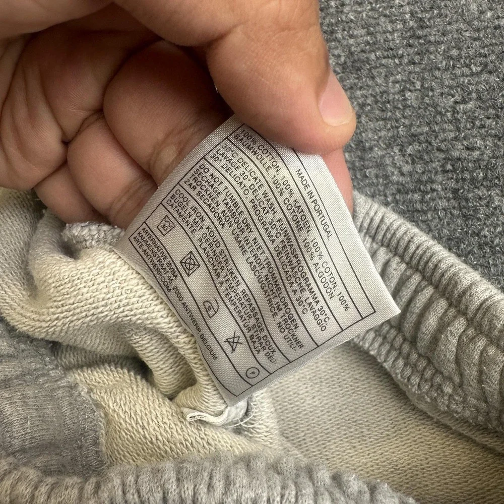 Arte Sweatpants Mens M Gray French Terry Relaxed Fit Elastic Waist Logo Pants